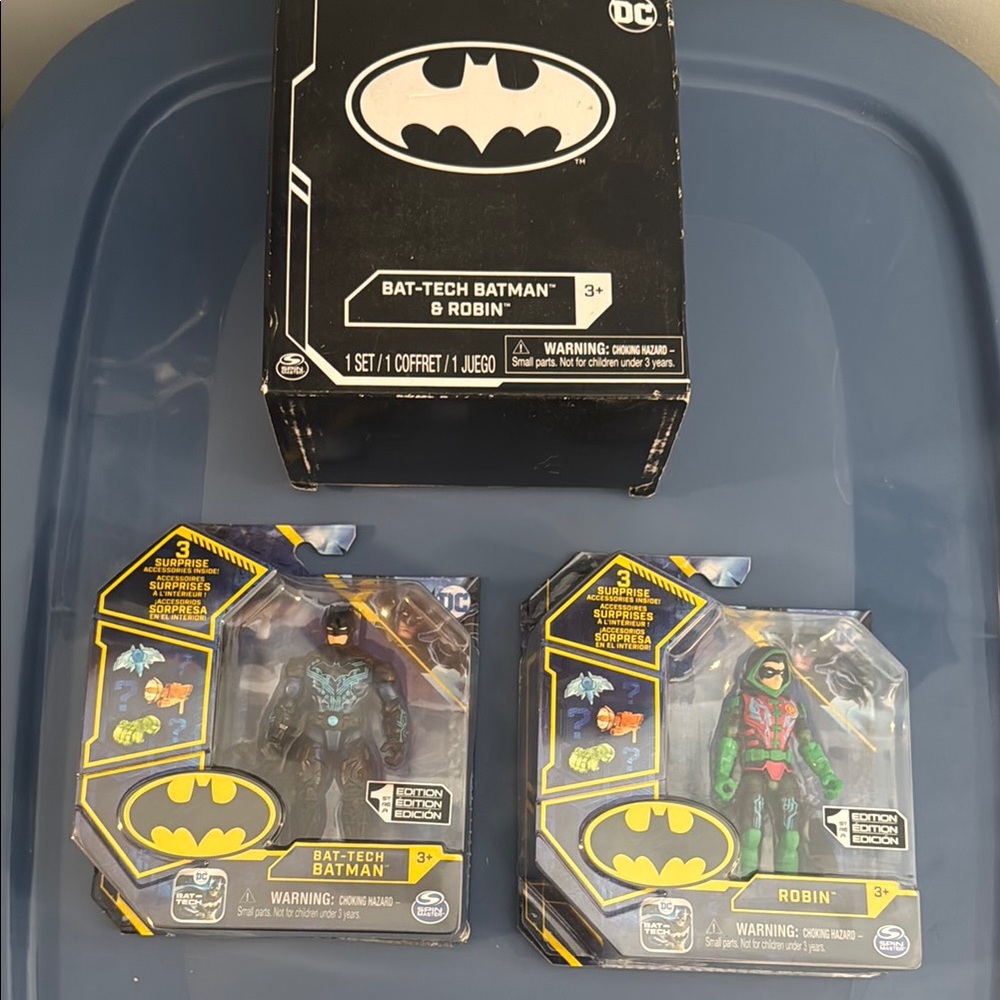 Bat-tech Batman and Robin action figure set